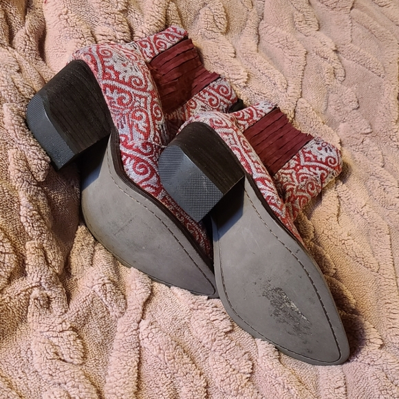 Jeffrey Campbell western brocade ankle boots - Picture 7 of 9